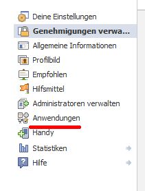 Anwendung Anwendung Facebook Fanpage Reiter einfach erstellen
